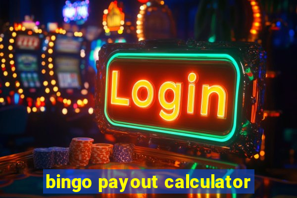 bingo payout calculator