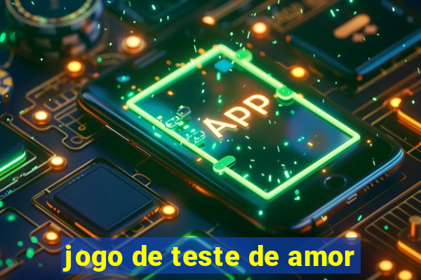 jogo de teste de amor