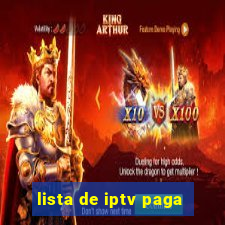 lista de iptv paga