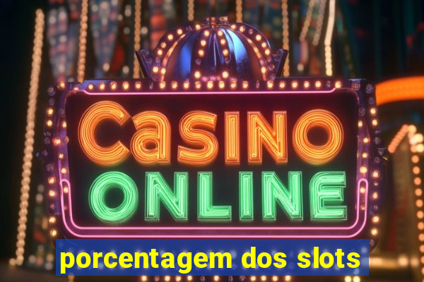 porcentagem dos slots