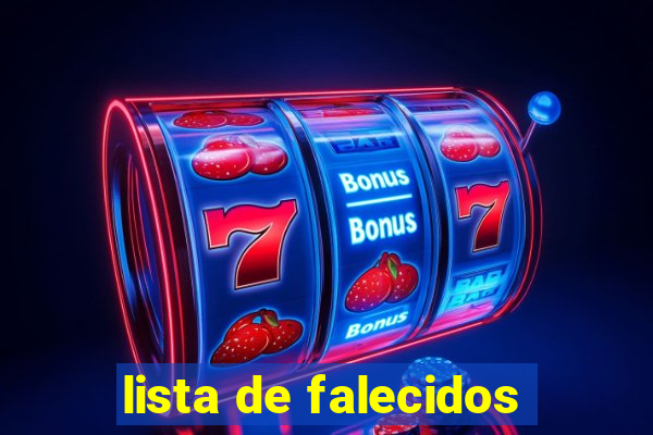 lista de falecidos