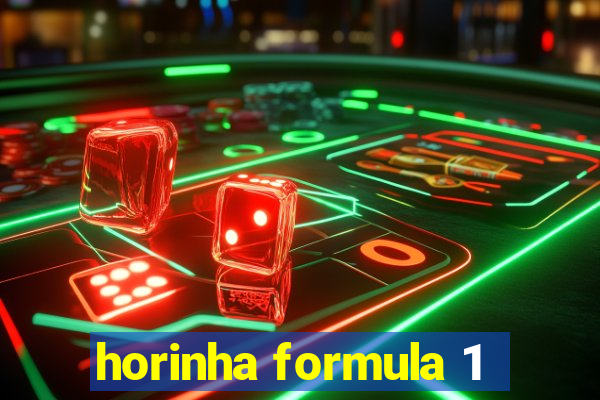 horinha formula 1