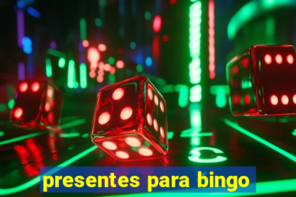 presentes para bingo