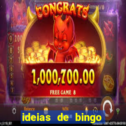 ideias de bingo para o natal