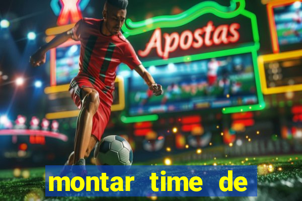 montar time de futebol site