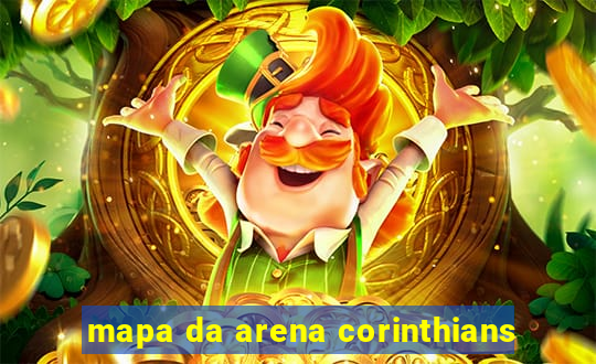 mapa da arena corinthians