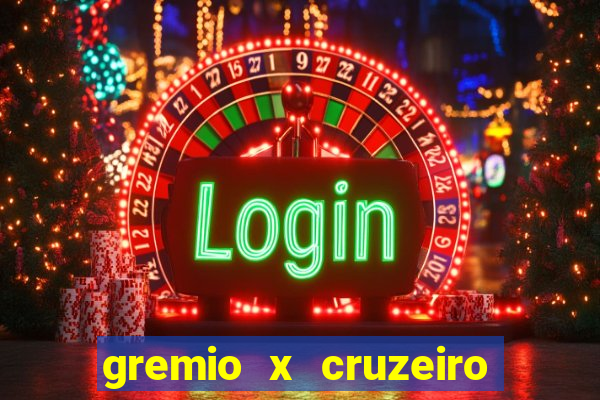 gremio x cruzeiro ao vivo hd