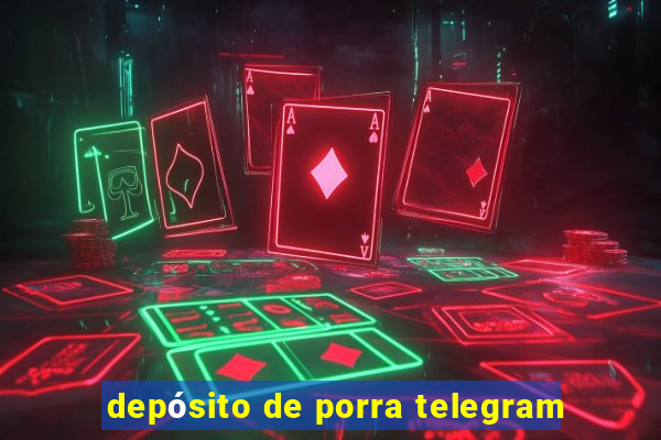 depósito de porra telegram