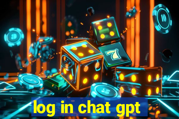 log in chat gpt